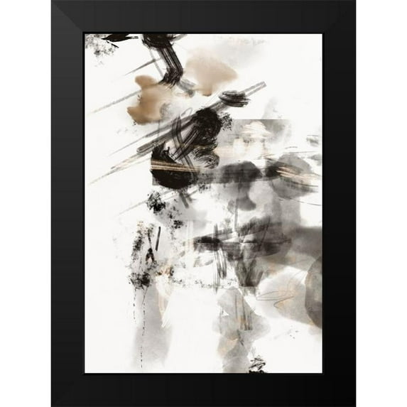 Artographie Studio 14x18 Black Modern Framed Museum Art Print Titled - Wild Chaos 004