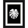 thumbnail image 1 of Artographie Studio 17x24 Black Ornate Wood Framed with Double Matting Museum Art Print Titled - Monstera White 04, 1 of 4