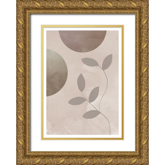 Artographie Studio 18x24 Gold Ornate Wood Framed with Double Matting Museum Art Print Titled - The Plant