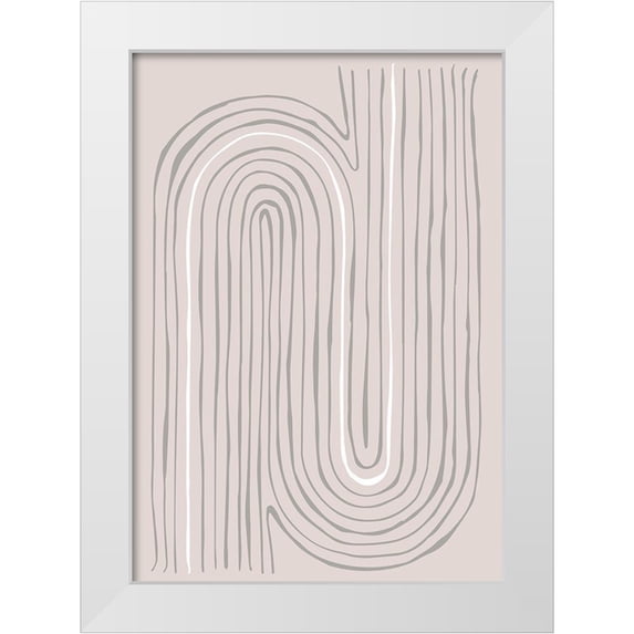 Artographie Studio 18x24 White Modern Wood Framed Museum Art Print Titled - Arch Pair 002