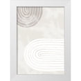thumbnail image 1 of Artographie Studio 18x24 White Modern Wood Framed Museum Art Print Titled - Arch Two Thick 002, 1 of 4