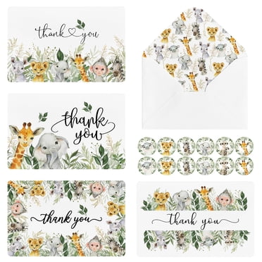 Aazon.co: Whaline 50 Pack Golf Baby Shower Thank You Cards Greeting