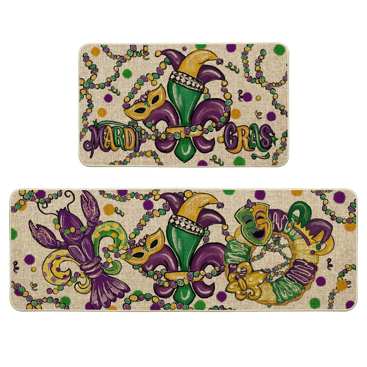 mardi gras rugs