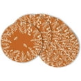thumbnail image 1 of Artoid Mode Orange Eucalyptus Leaves Round Fall Placemats Set of 4, 14 Inch Seasonal Autumn Thanksgiving Round Table Mats for Dining Decoration, 1 of 10