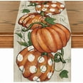 thumbnail image 1 of Artoid Mode Polka Dot Pumpkins Vine Fall Table Runner, Seasonal Autumn Thanksgiving Kitchen Dining Table Decoration for Home Party Decor 13x72 Inch, 1 of 10
