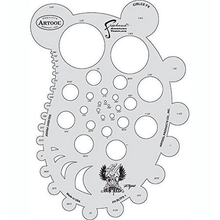 Artool Blasted Fx Template circle,White
