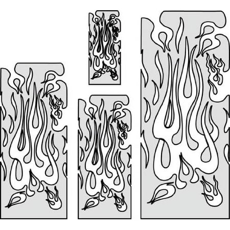 Artool Flame Master Multiple Airbrush Stencil