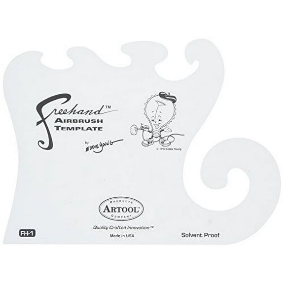 Artool Freehand Essential Seven Airbrush Template - FH-1