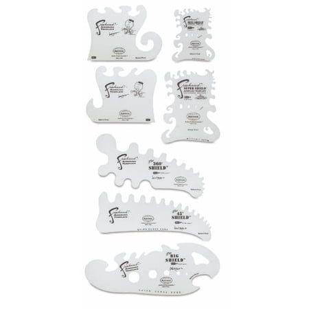 Artool Freehand Essential Seven Airbrush Template - Set of 7