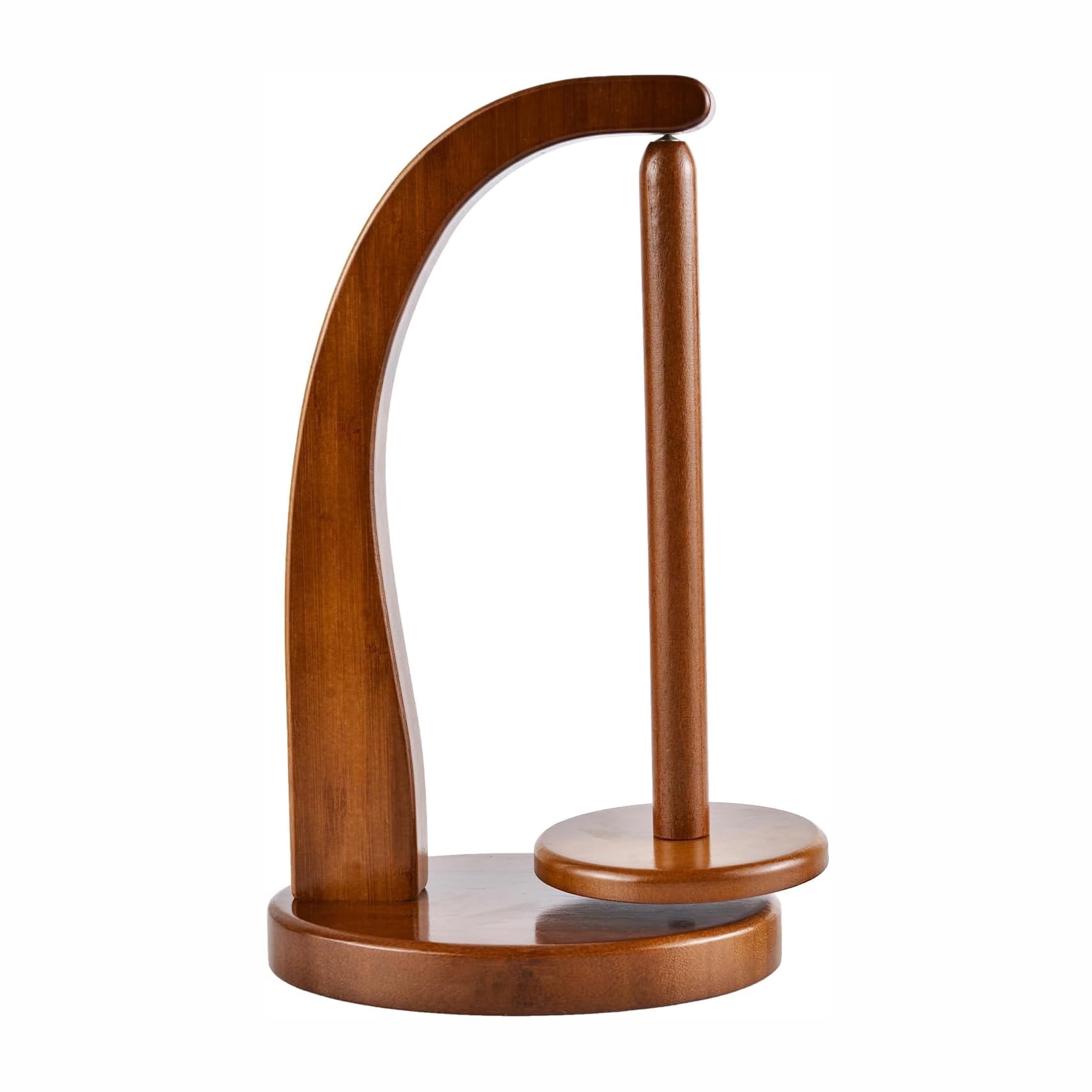 Crochet Spindle Rack Artowell Yarn Holder with Magnetic Spindle, Wooden Yarn Holder for ...