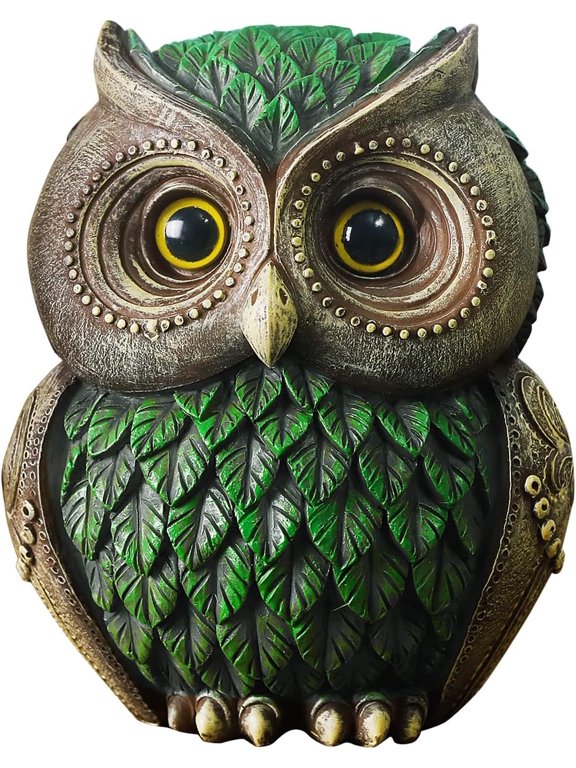 Artpaul Owl Decorations for Home Small Owl Decor Figurines Shelf Decor Home Office Living Room Decorations Birthday Gifts