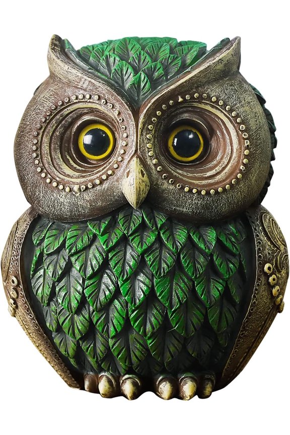 Artpaul Owl Decorations for Home Small Owl Decor Figurines Shelf Decor Home Office Living Room Decorations Birthday Gifts