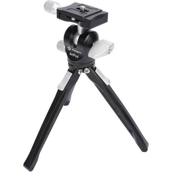 FotoPro Artpod Mini Classic Aluminum Tripod with Leather Bag