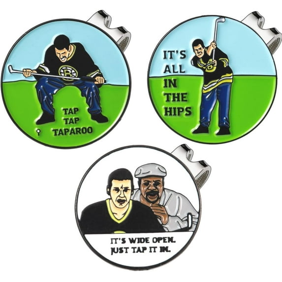 Artpreti Golf Ball Marker with a Standard Magnetic Hat Clip, Funny Golf Ball Marker Hat Clip for Men Women, Premium Golf Gifts for Men Women, Golf Accessories for Golf Lovers