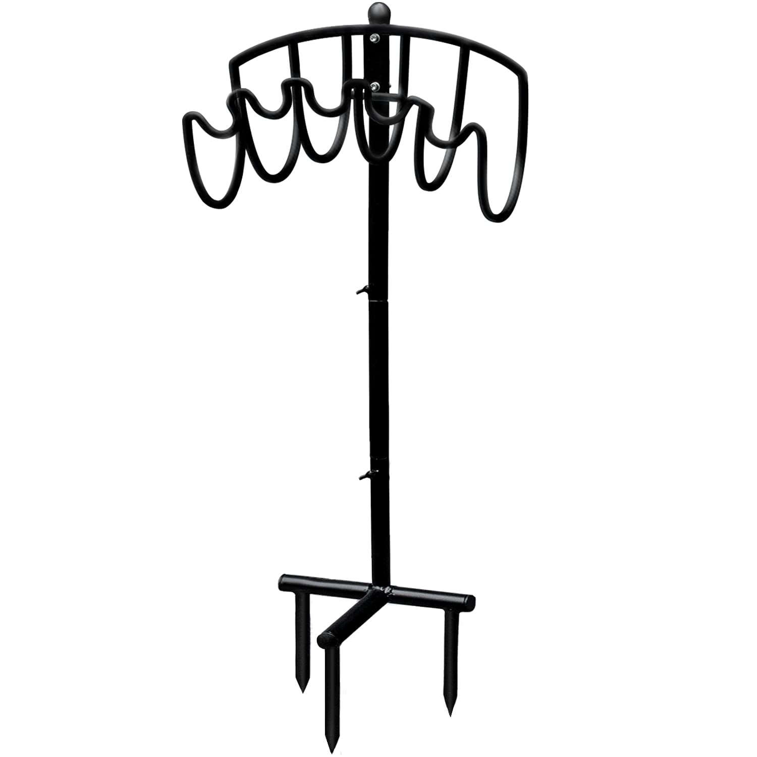 Artpuch Freestanding Garden Hanger Metal Water Storage Stand, Hose HolderWave Type