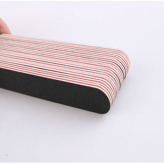 Artrylin 12 Pack Nail File Set: 100/180 Grit | Professional Emery Boards for Natural, Gel & Acrylic Nails | Washable Double Sided Kit