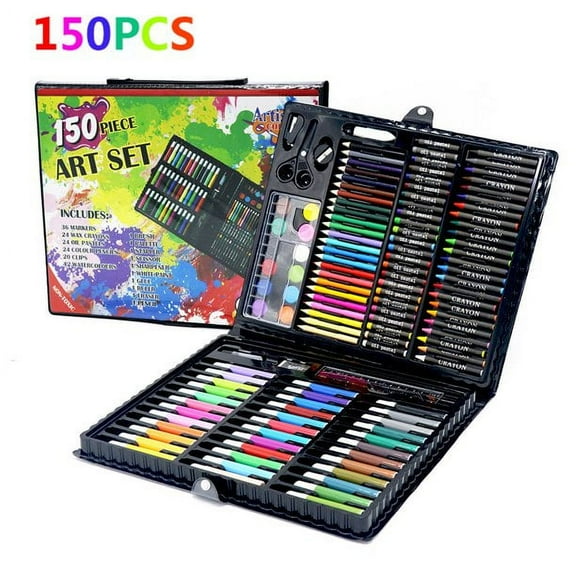Artrylin 150pieces Art Drawing Set Water Color Pen for Students Stationery Coloring Kit for Adults/Teens/Kids