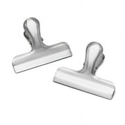 Artrylin 2 Pack Stainless Steel Chip Clips / Food Clips / Photo File Clamps / Office Paper Clips / Heavy Duty Coffee Bags / Air Tight Bag Clips Perfect for Kitchen &Office