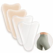 Artrylin 4 Pcs Silicone Camel Toe Concealer for Women, Reusable Traceless Adhesive Guards for Leggings & Swimwear, Waterproof Invisible Cover Pads, 3.5"x2.6", Transparent/Light