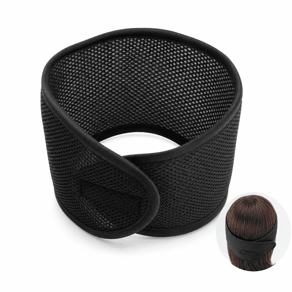 Artrylin Cool Mesh Hair Wrap for Women, Breathable Adjustable Head Wrap Cap for Sleeping, Skincare & Shower, Lightweight Comfort Fit for All Hair Types (Black)