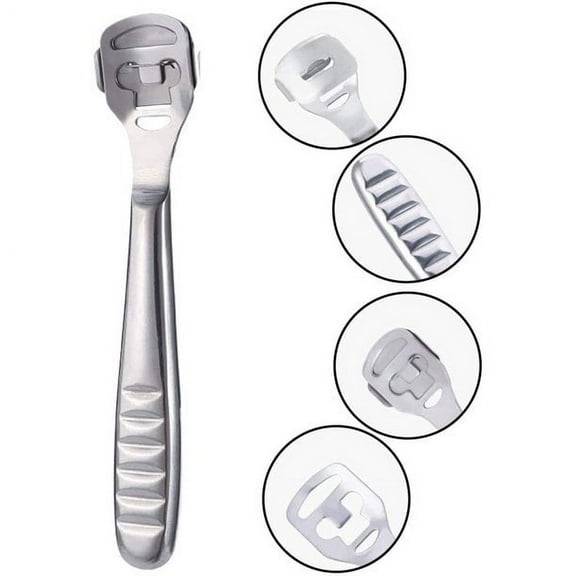 Artrylin Foot Callus Remover Shaver for Feet, Pedicure Supplies Shavers, Foot Scraper Pedicure Tools Kit Professional for Removing Hard, Cracked, Dry, Dead Skin (1Pack, 1 Foot File Heads, 10 Blades)