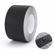 Artrylin Non-Slip Tape, Diamond Embossed Rubber Anti-Skid Grip Strips for Bathtub Shower Floor Stairs Toilet Tile, Waterproof Self-Adhesive Safety Tread Tape, Wear Resistant, 2" x 16.4 FT Black