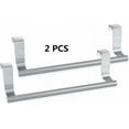 thumbnail image 1 of Artrylin Over The Door 9" Dish Towel Bar Rack Hanger Holder Stainless Steel with 22 Lbs Maximum Load - Installation on Any Bathroom and Kitchen, 1 of 10