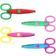 thumbnail image 1 of Artrylin Plastic Blunt Tip Craft Scissors, 4", Assorted Colors, 4 Count, 1 of 8