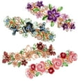 thumbnail image 1 of Artrylin Vintage French Hair Barrettes for Women Flower Design Hair Clips for Women Girls Retro Gold Tone Metal Bridal hair PinsHair Jewelry for Wedding Party, 4Pcs（Style 4）, 1 of 8