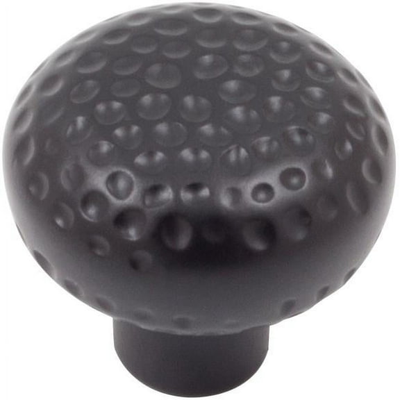 Arts & Crafts Cabinet Knob, Matte Black by Stone Harbor Hardware