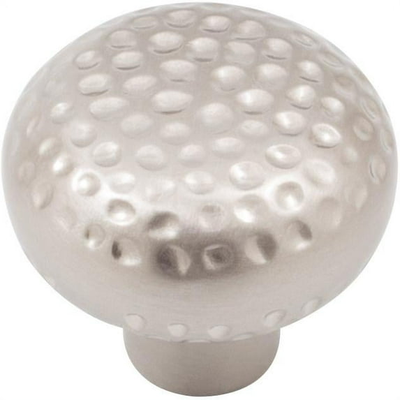 Arts & Crafts Cabinet Knob, Satin Nickel by Stone Harbor Hardware