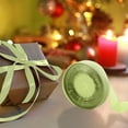 thumbnail image 1 of 1 Inch Clear Chiffon Ribbon for Wrapping Wedding Bouquets DIY Crafts and Holiday Decorations, 1 of 2
