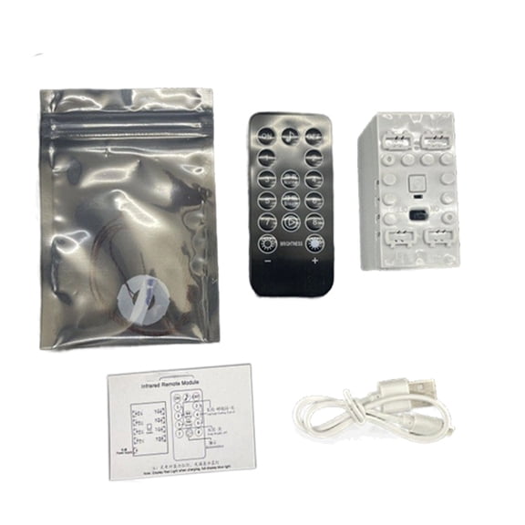 Arts & Crafts DIY Building Light Kit for Custom LED Lamps Compatible with Bricks - Toy for Kids and Adults