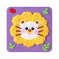thumbnail image 1 of DIY Embroidery Doll Set for Kids - Sewing Arts and Crafts Kit Featuring Cartoon Animal Projects Yarn Board Stickers and Hands-On Activities, 1 of 4