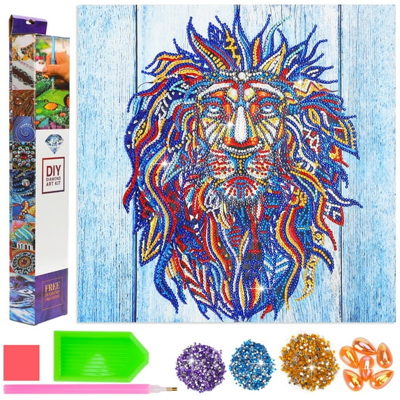 Arts And Crafts for Kids 6 7 8 9 10 11 12 Year Old Girl Gifts, Diamond Paint By Numbers Kit Presents for 10 11 12 13 Year Old Girls Teenage Kids Adults, Painting Easter Christmas Birthday Gifts