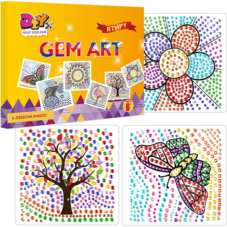 Diamond Painting Kits for Kids Art Gem by Number Kits Crafts for