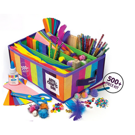 1500x Arts & Craft Supplies, Materials Educational Gift with Color Sticks  DIY Art Assorted Materials DIY Craft Set for Girls 