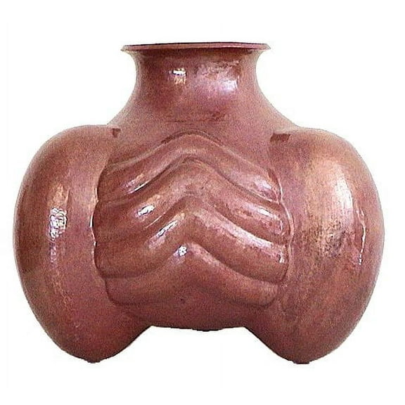 Arts & Crafts Three-Leg Copper Vase