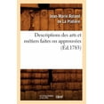 thumbnail image 1 of Arts: Descriptions Des Arts Et Métiers Faites Ou Approuvées (Éd.1783) (Paperback), 1 of 1