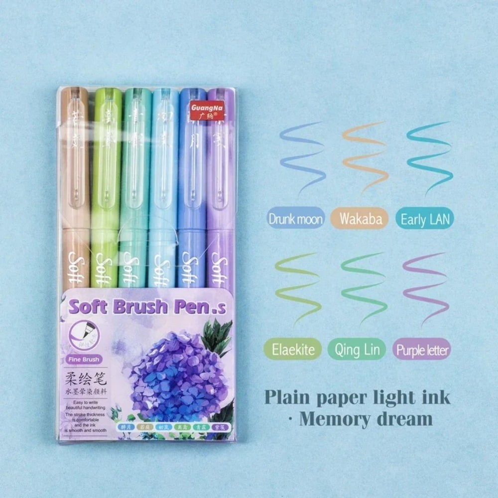 Arts Sign Brush Pen Brush Tip Marker Felt Tip Water Based Ink Color ...