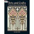 thumbnail image 1 of Pre-Owned Arts and Crafts Stained Glass Coloring Book (Paperback) 0486423875 9780486423876, 1 of 1