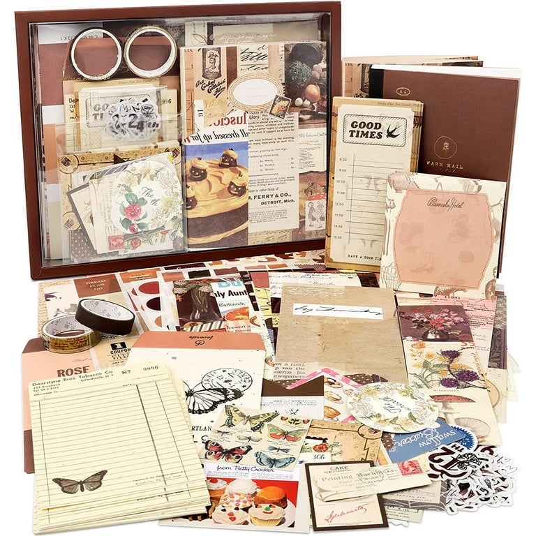 Beginner's Junk Journal Mixed Media Supplies Kit - Shipped to You