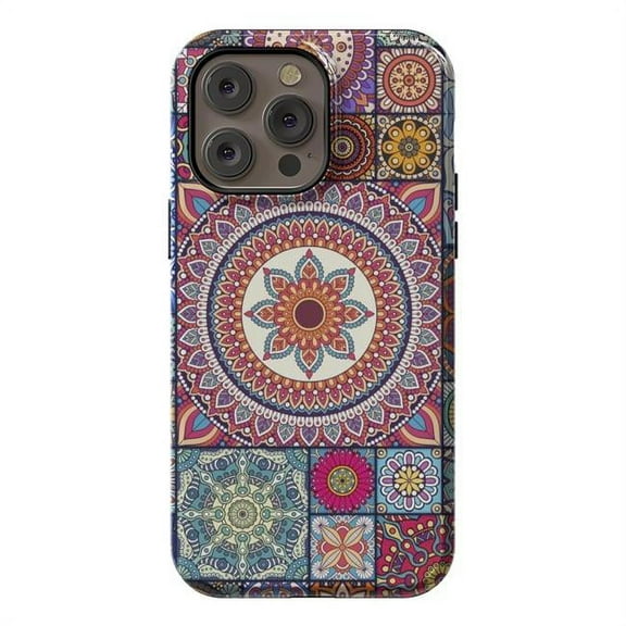 ArtsCase AC-02219606 StrongFit Designer Cases for iPhone 14 Pro Max, Orange - Mandalas