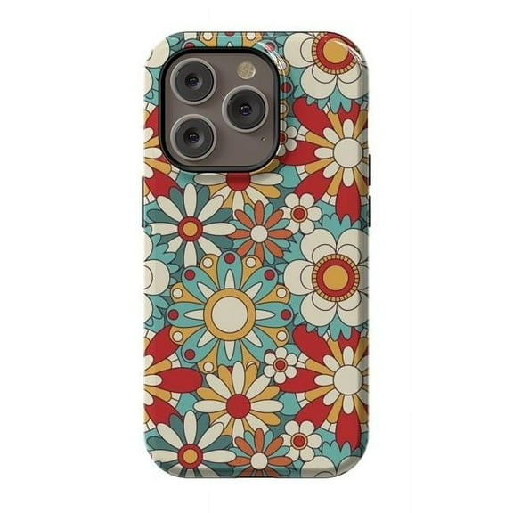 ArtsCase AC-02229276 StrongFit Designer Cases for iPhone 14 Pro, Orange - Spring Flowers