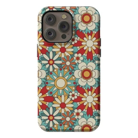 ArtsCase AC-02229334 StrongFit Designer Cases for iPhone 14 Pro Max, Orange - Spring Flowers