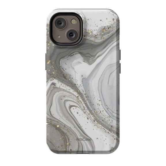 ArtsCase - Print Design Tough Case for iPhone 14 - Gray Clouds