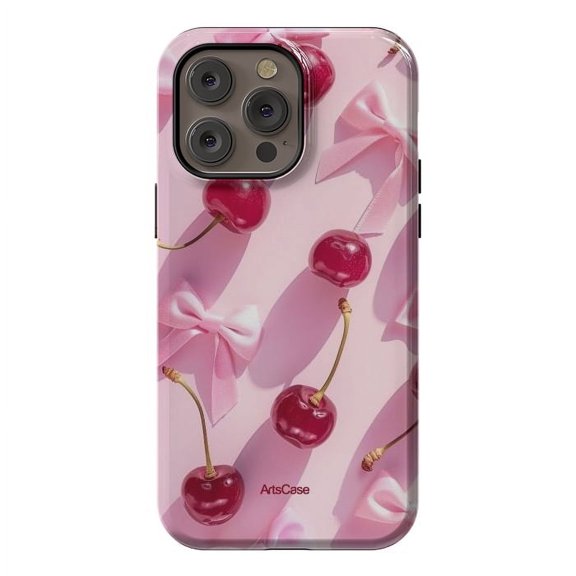 ArtsCase - Print Design Tough Case for iPhone 14 Pro Max- Cherry delicious