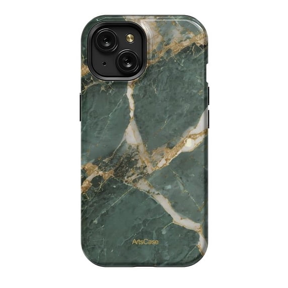 ArtsCase - Print Design Tough Case for iPhone 15 - Green Jungle