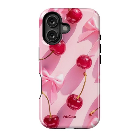 ArtsCase - Print Design Tough Case for iPhone 16 - Cherry delicious