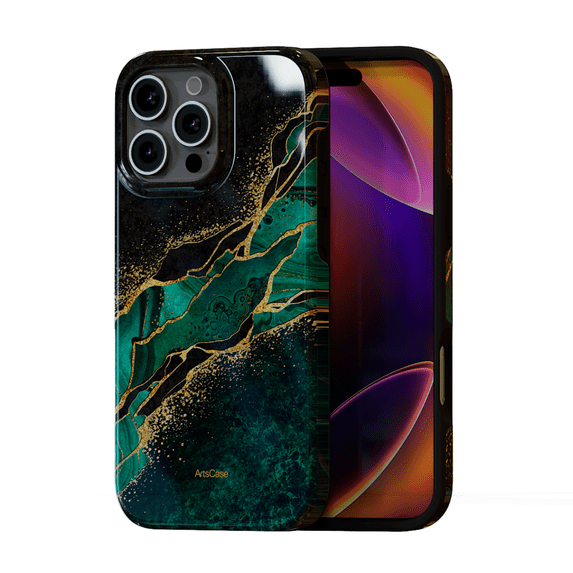 ArtsCase - Print Design Tough Case for iPhone 16 Pro Max - Emeral Pool